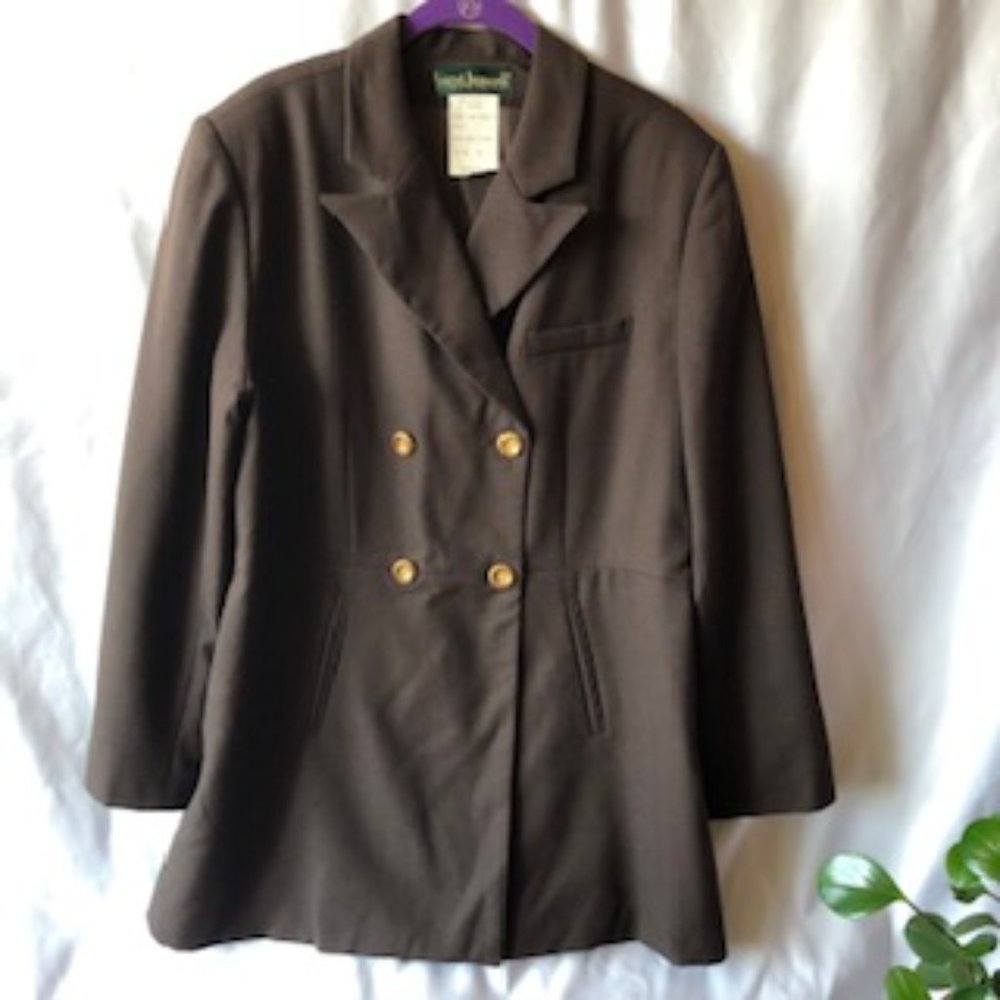 harve' bernard Wool Blazer | Brown